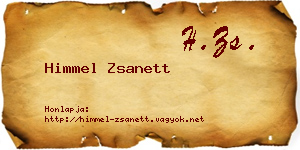Himmel Zsanett névjegykártya